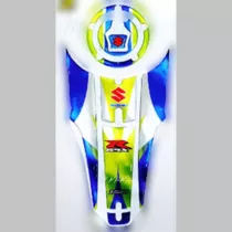 Protector De Tanque Gsx-r150 Azul Verde Y Blanco 