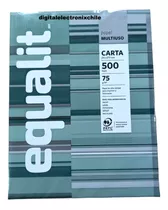 Resma Carta Equalit 500 Hojas 75 Gr Para Impresora Calidad