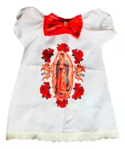 Batita Guadalupana Niña, Tergal Stretch Beige Tallas 1-6