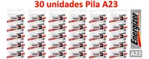 Pack 30 Pila A23 Energizer Alcalina Batería 12v 23a 30unidad