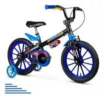 Bicicleta De Passeio Infantil Nathor Aro 16 Tech Boys