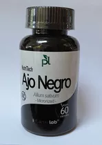 Ajo Negro Pflanzelab 60cáps. Veganas Sin Gluten Sin Sabor