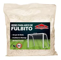 2 Redes Mallas Fulbito Futsal Futbol Sala Medida 3m X 2m