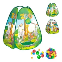 Barraca Cabana Infantil Zoo Casinha Com Bolinhas Grandes