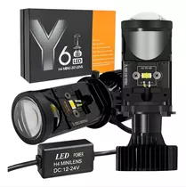 Ampolleta Led Optico H4 Y6 8000 Lúmenes Auto 36w Lupa