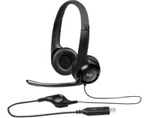 Fone Headset Logitech H390 Com Microfone Usb Pc Jogos Couro