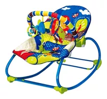 Cadeira De Descanso Vibratória Selva Azul Mastela