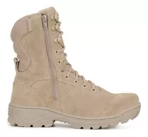 Bota Masculina Tatica Americana Desert Paintball Bege Couro