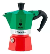 Cafetera Italiana 1/2 Cup - Bialetti La Mokina Tricolore