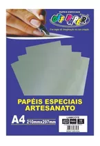 Papel Lamicote A4 250g/m² 10 Folhas Off Paper Prata