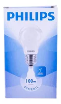 Bombillo Incandescente 100w 120v Philips 3pack