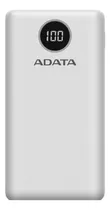 Adata Power Bank Cargador Portatil Celular P20000qcd Colores Color Blanco