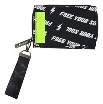 Billetera Trendy Monedero Con Llavero Free Your Soul 21550