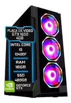 Pc Gamer Fácil Intel I5 12400f 16gb Gtx 1650 4gb Ssd 480gb