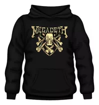 Poleron Con Capucha - Heavy Metal Megadeth - Rock