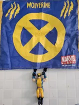 Boneco Wolverine Paraquedista Xmen Marvel Raro Coleção