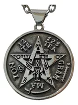 Pentagrama Tetragramaton Plata 950 (4,3cm) Tetragrammaton