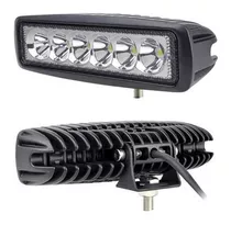 Barra Foco Led 18w, De 6 Led 16 Cm Alta Intensidad 4x4