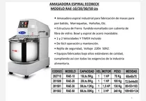 Amasadora Ecobeck Rae-10l, Cap 5kg Masa