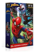 Jogo Quebra Cabeça 100 Pç Encapado Spider Man Marvel Toyster