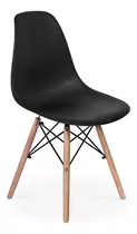 Cadeira Charles Eames Wood Design Eiffel Colorida Cor Da Estrutura Da Cadeira Preto