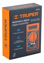 Multitester Multimetro Tester  Digital Truper - Ferroconstru