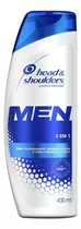 Shampoo Head & Shoulders Anticaspa 3 Em 1 Masculino 400ml