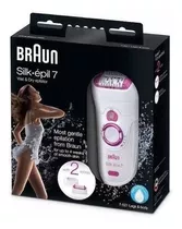 Braun Silk-epil 7 +2 Depiladora Extras Sistema 40 Pinzas Color Blanco