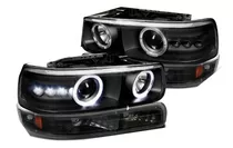 Faros Lupa Y Calaveras Led Chevrolet Silverado 1999 - 2002