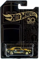 Hot Wheels Aniversario Black Gold Serie Camaro Chase Escala