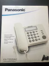 Teléfono Fijo Panasonic Kx-ts520ag Color Negro