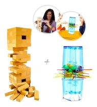 Kit Jogos Caiu Perdeu + Tira Vareta Brinquedo Para A Familia