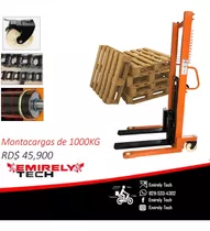 Montacargas Grua Guinche Elevadora Manual Hidráulica 1000kg