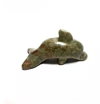 Mini Golfinho Bichinho Animal De Pedra Sabão Decoração 4cm 
