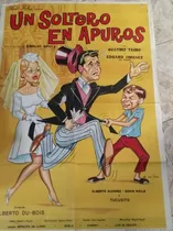 Poster Pelicula Un Soltero En Apuros - 1964 - Beatriz Taibo