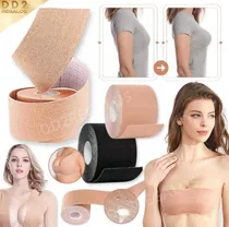 Combo Cinta Boob Tape 5 Mts + Par De Pezoneras