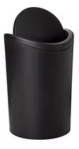 Superio Cubo Basura Pequeño Tapa 6 Litro Negro Mini 1.5