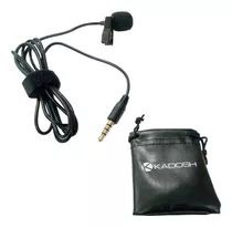Lapela Microfone Kl1 Kadosh Para Celular Câmeras Gravadores Cor Preto