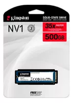 Disco Solido Ssd Kingston Snvs/500g De 500gb Nvme M.2 2280