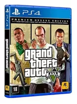 Grand Theft Auto V - Gta 5 Premium Edition Ps4 Mídia Física