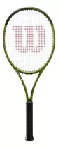 Raqueta De Tenis Wilson Blade Feel 100 Tamaño De Grip 4 3/8 Color Verde 16x19  Peso 284 Gramos