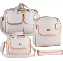 Kit Bolsa Bebê Saída Maternidade Com Mochila Menina/menino 