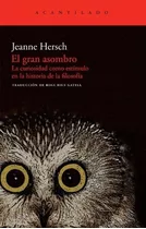 Libro: El Gran Asombro. Hersch, Jeanne. Acantilado Editorial