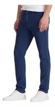 Jean Macowens Gastado Azul Marino Hombre 9021001