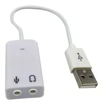 Tarjeta Sonido Adaptador Audio Usb 7.1 Cable Externa