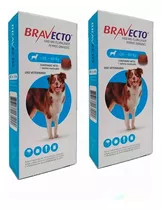 Antipulgas Antigarrapas Bravecto 1000 Mg 20-40 Kg Pack X2
