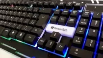 Teclado Gamer Rgb Bs 1202 - Semi Mecânico Melhor Custo/benef