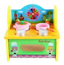 Cocina Niñas Juguete Infantil Didáctico De Madera 