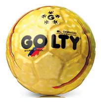 Balon Microfutbol Profesional Golty Dorado Cmi Plus
