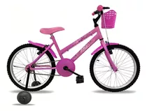 Bicicleta Infantil Feminina Com Rodinha Aro 20 Bella 2024